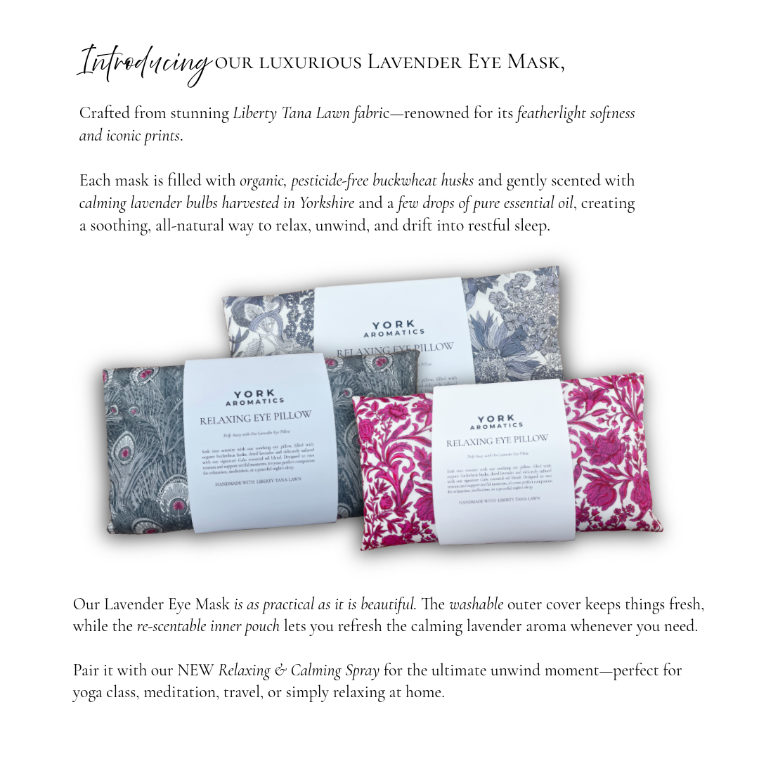 Liberty Tana Lawn Lavender Eye Mask