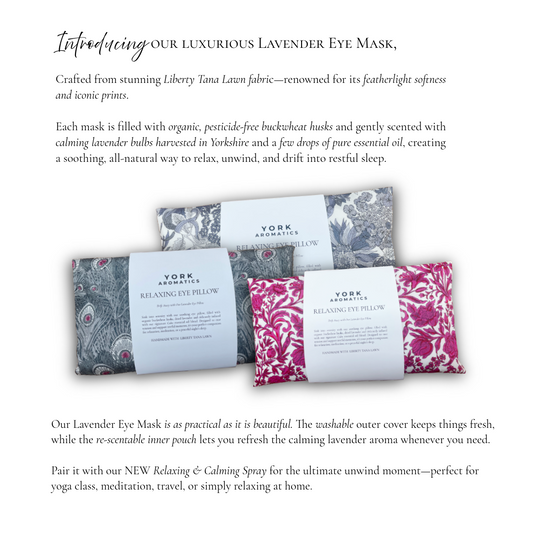 Liberty Tana Lawn Lavender Eye Mask