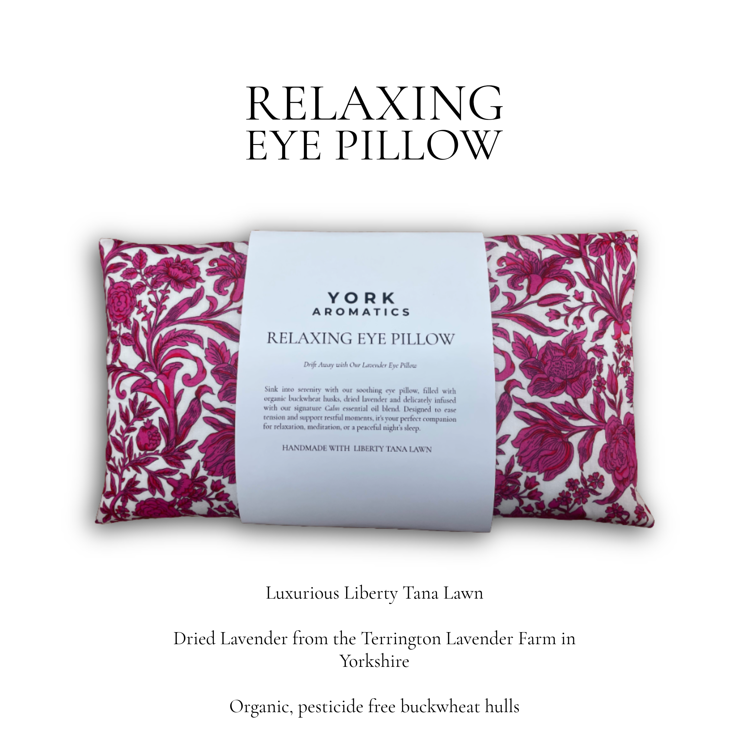 Liberty Tana Lawn Lavender Eye Mask